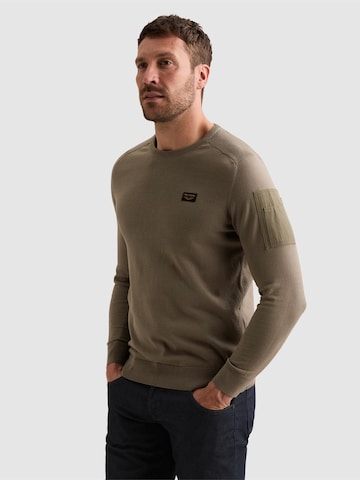 PME Legend - Jersey 'American Classic pullover with flight pocket' en verde: frente