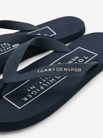 TOMMY HILFIGER T-Bar Sandals in Blue
