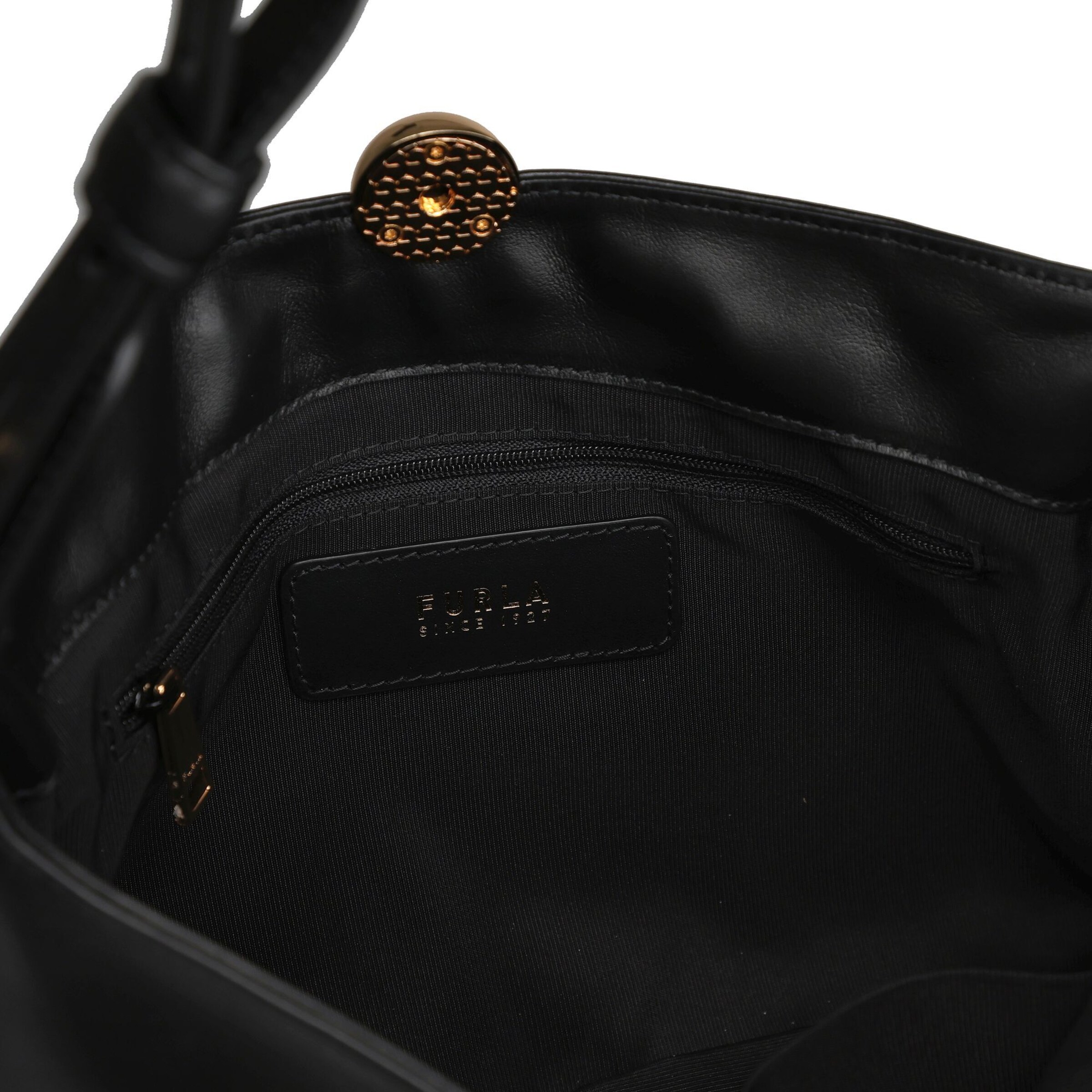 FURLA Schultertasche 'Sfera' in Schwarz