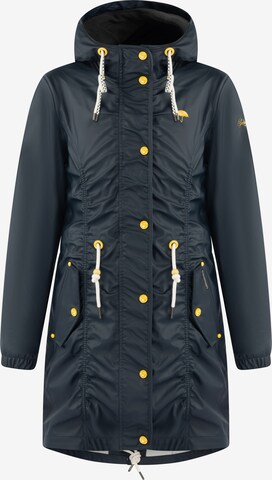 Schmuddelwedda Raincoat in Blue: front