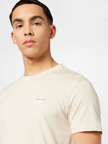 Calvin Klein Jeans T-shirt i beige