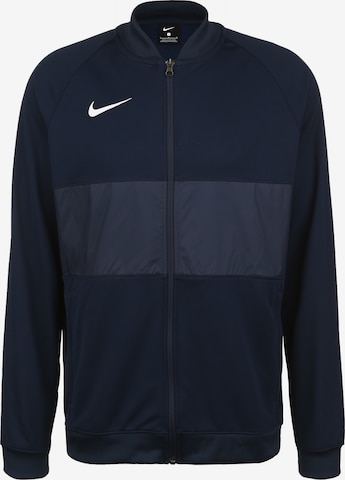 NIKE Trainingsjack 'Strike 21 Anthem' in Blauw: voorkant