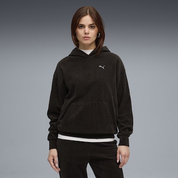 PUMA Sweatshirt 'Essentials' in Zwart: voorkant