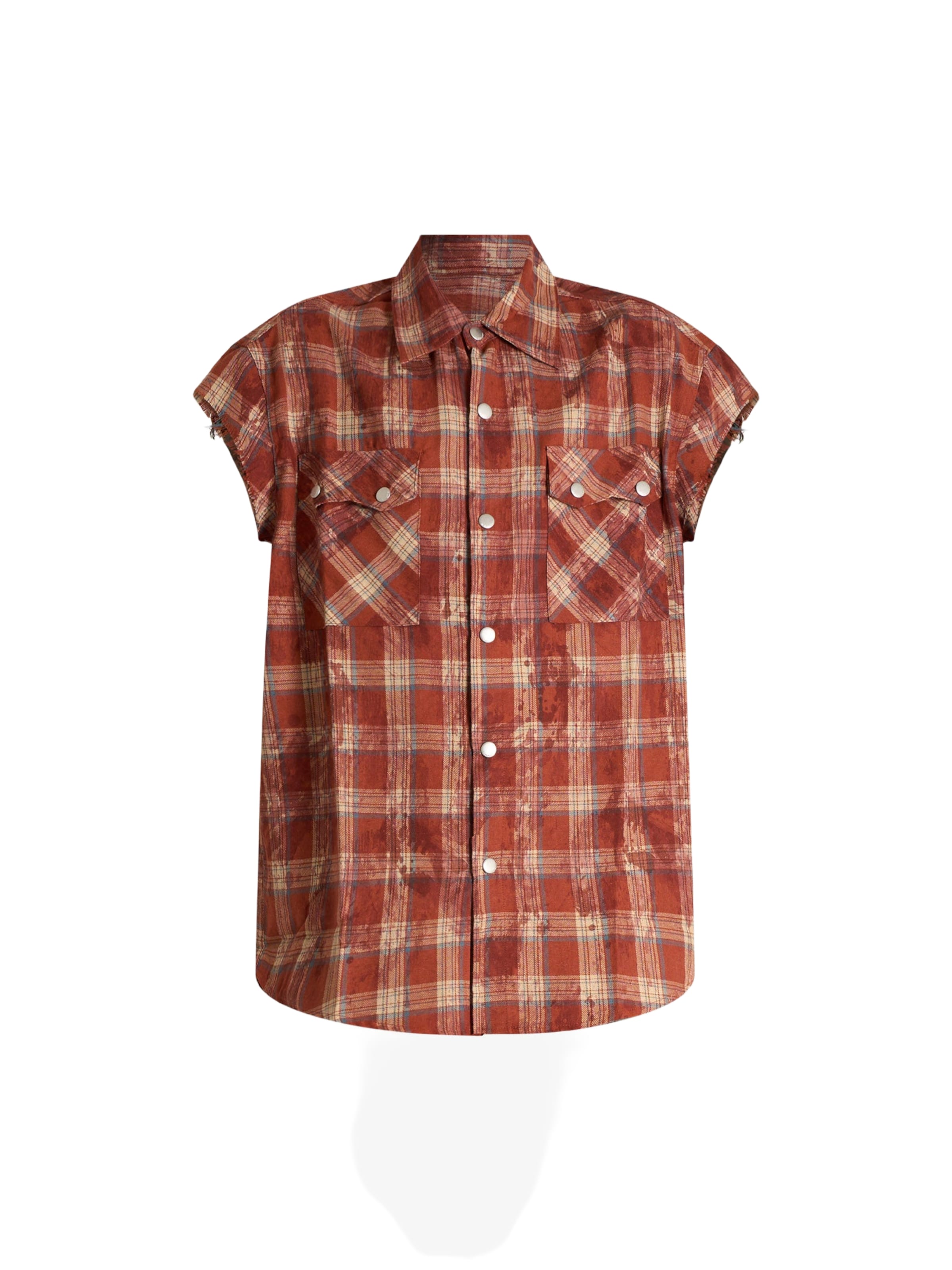Coupe regular Chemise ACUPUNCTURE en rouge : devant