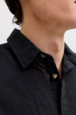 JACK & JONES Regular fit Button Up Shirt 'JJESummer' in Black