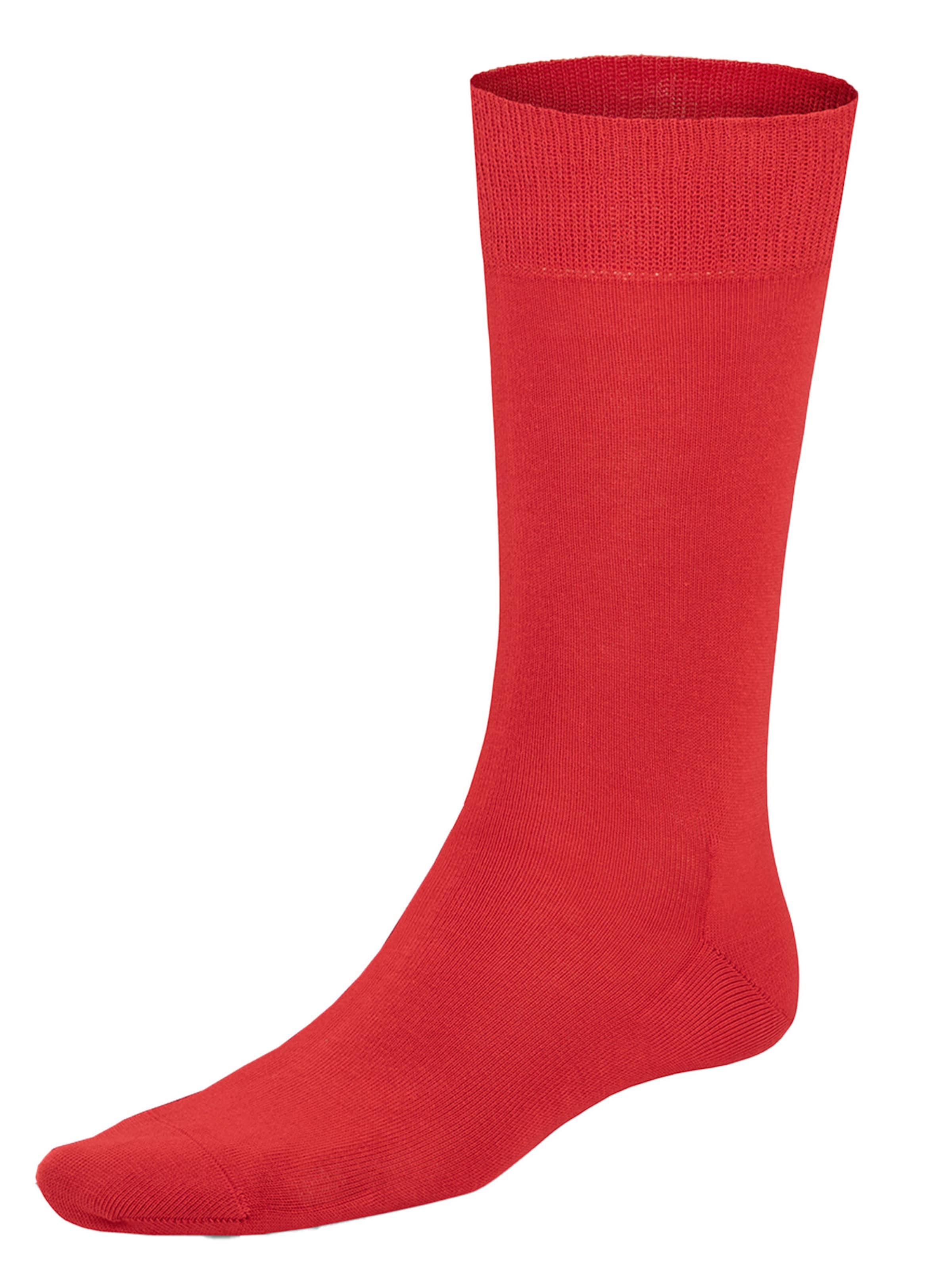 KUNERT Socken 'Richard' in Rot: Vorderseite