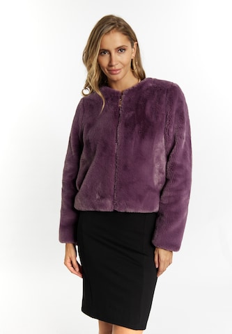 faina Between-Season Jacket in Purple: front