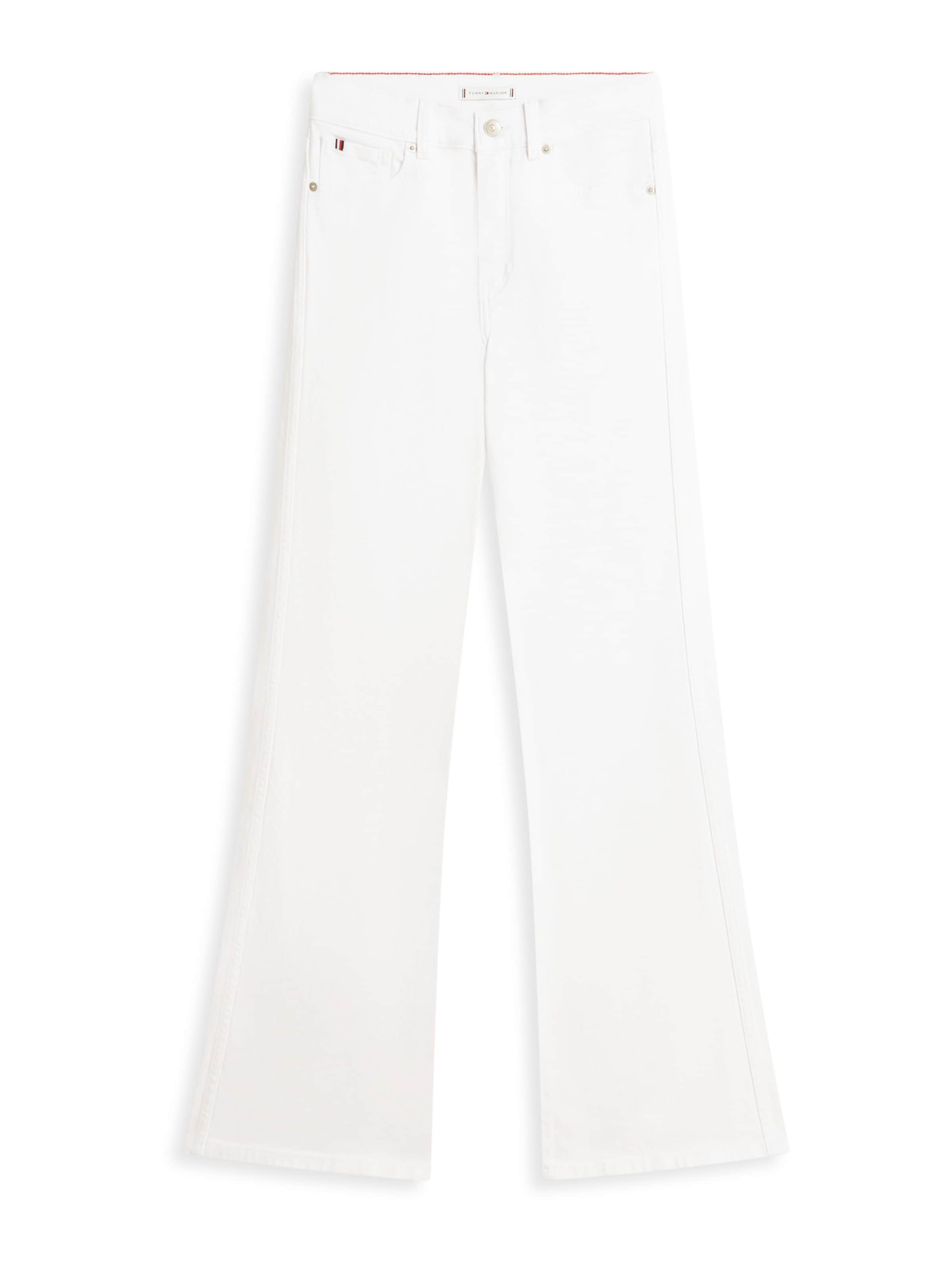 TOMMY HILFIGER Flared Jeans in Wit: voorkant