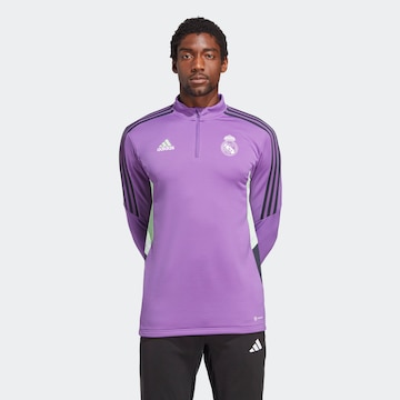 ADIDAS SPORTSWEAR - Camisa funcionais 'Real Madrid Condivo 22' em roxo: frente