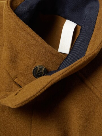 SELECTED HOMME Between-Seasons Coat 'Reuben' in Brown