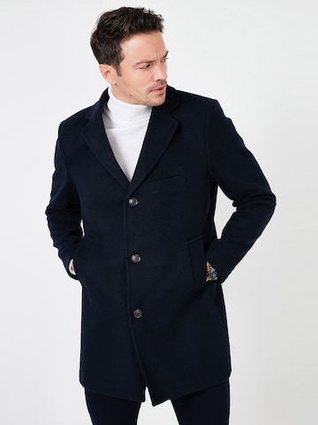 Buratti Winter Coat in Blue: front