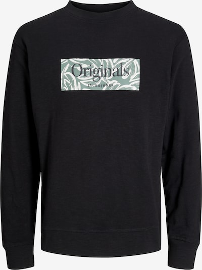 JACK & JONES Sportisks džemperis 'Lafayette', krāsa - piparmētru / melns / balts, Preces skats