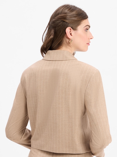 HUGO Tussenjas 'Alero' in de kleur Beige / Wit, Productweergave