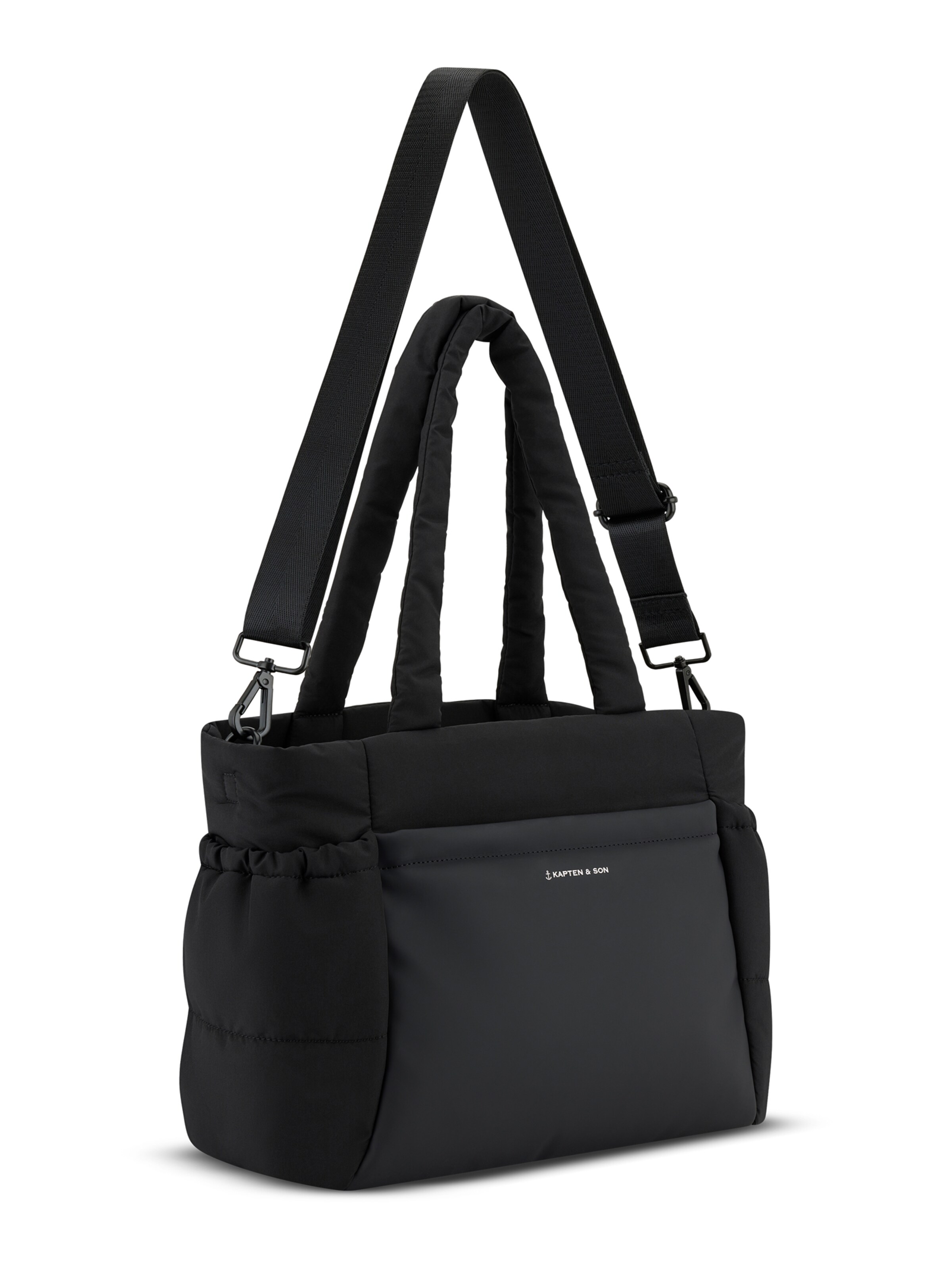 Kapten & Son Shopper táska 'Hellvi Medium' - fekete