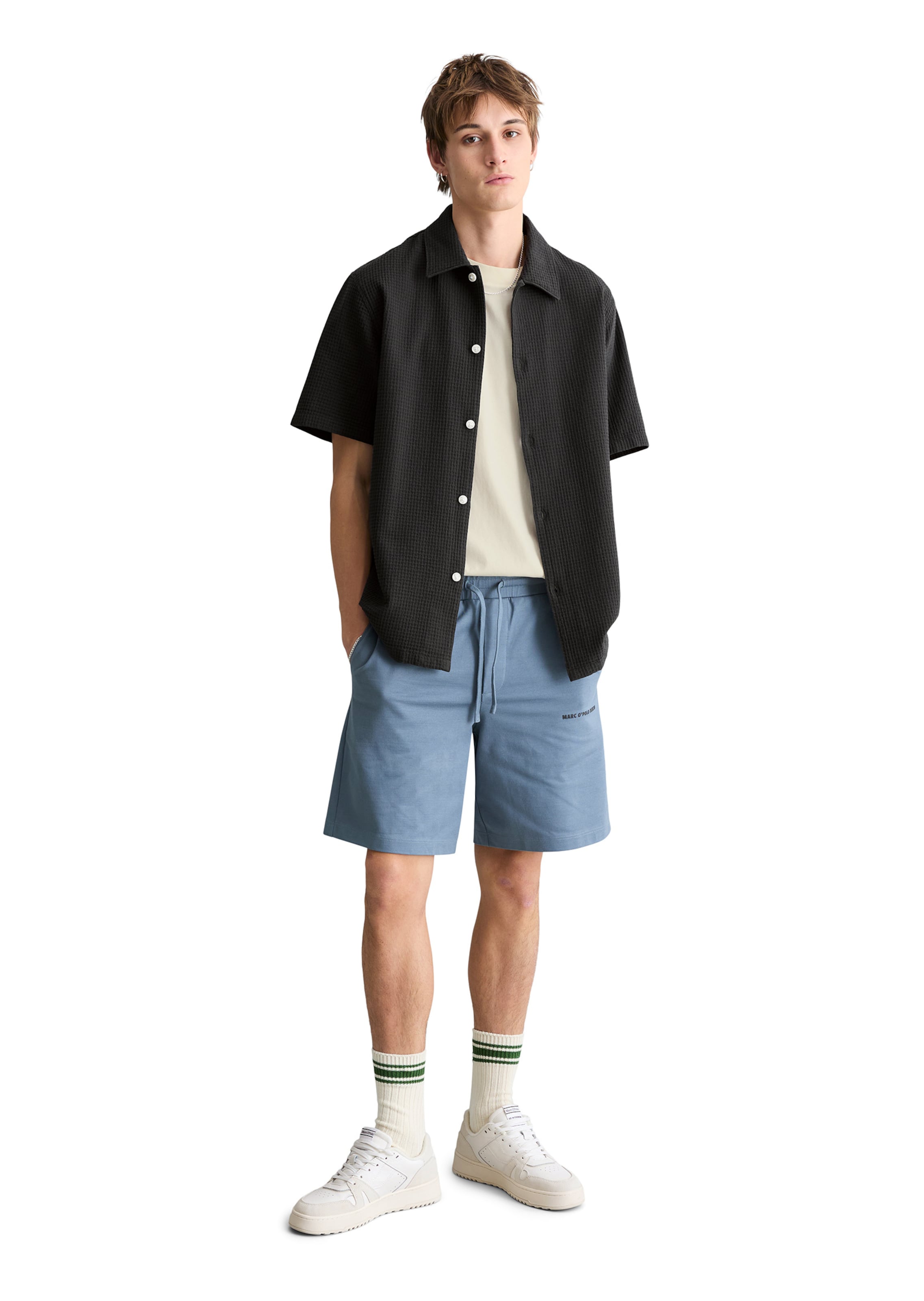 Coupe regular Chemise Marc O'Polo DENIM en gris