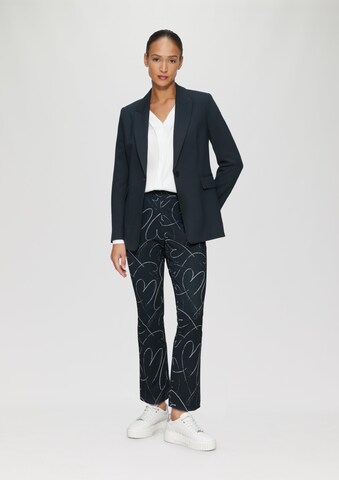 s.Oliver BLACK LABEL Flared Broek in Blauw