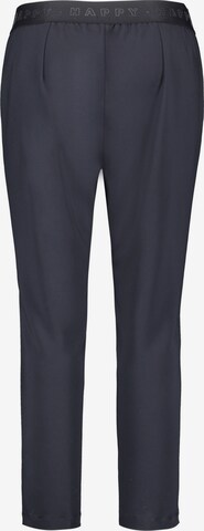 SAMOON Slim fit Pleated Pants 'Mia' in Blue