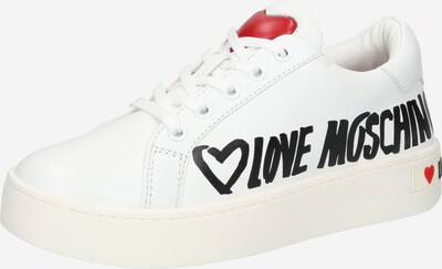 Sneaker bassa Love Moschino di colore rosso / nero / bianco, Visualizzazione prodotti