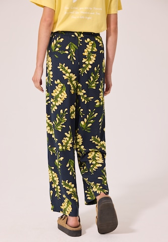 Street One Studio Loosefit Mid Waist Culotte mit floralem Print in Gelb