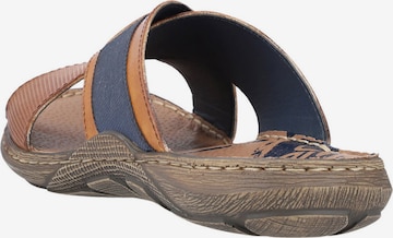 RiekerNatikače s potpeticom - smeđa boja