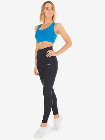 Winshape Slimfit Παντελόνι φόρμας 'Hwl102' σε μαύρο