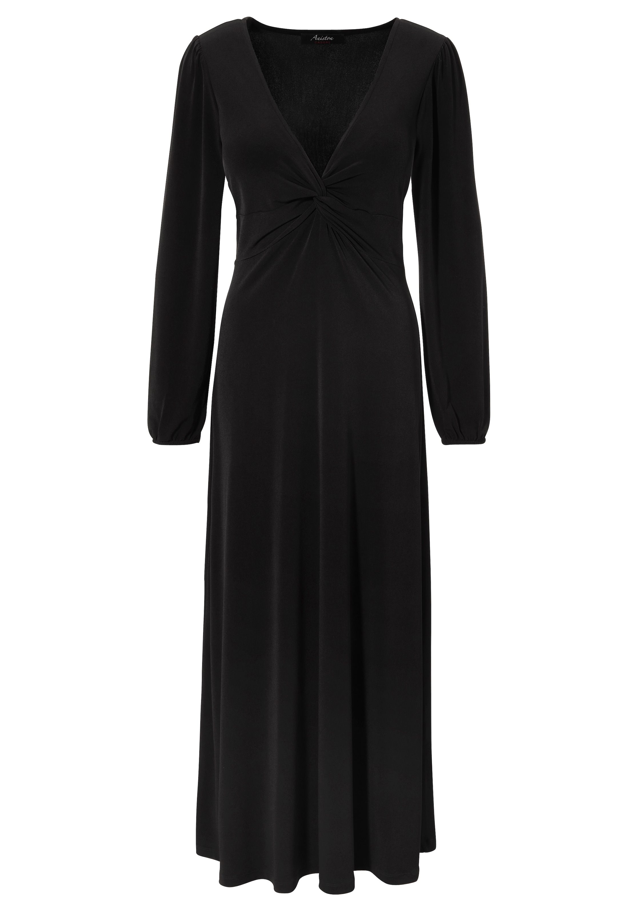 Aniston CASUAL Abendkleid in Schwarz: Vorderseite