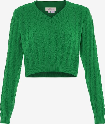 aleva Sweater in Green: front