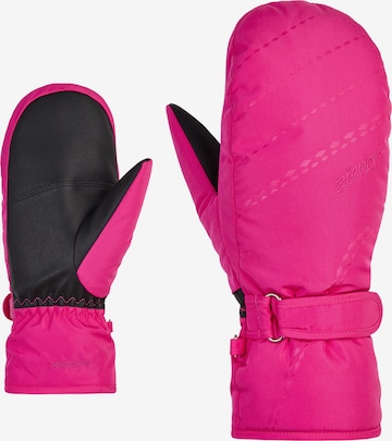 ZIENER Athletic Gloves 'KORVANA' in Pink: front