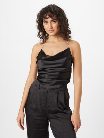 Gina Tricot Top 'Sasha' in Black: front