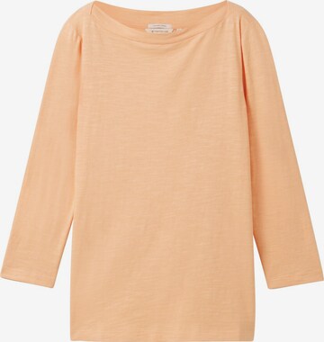 T-shirt TOM TAILOR en orange : devant