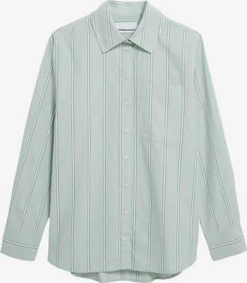 ARMEDANGELS Bluse in Grün: Vorderseite