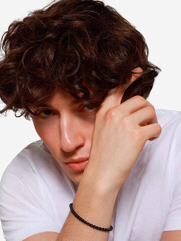 Heideman Armband 'Vetus' in Zwart: voorkant