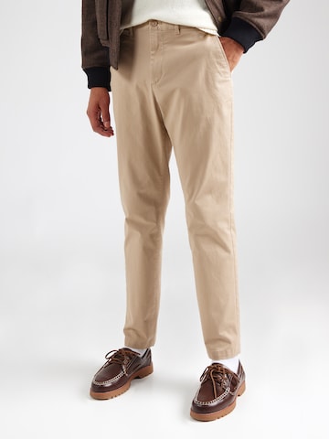 TOMMY HILFIGER Slim fit Chino trousers 'HARLEM ESSENTIAL' in Beige: front