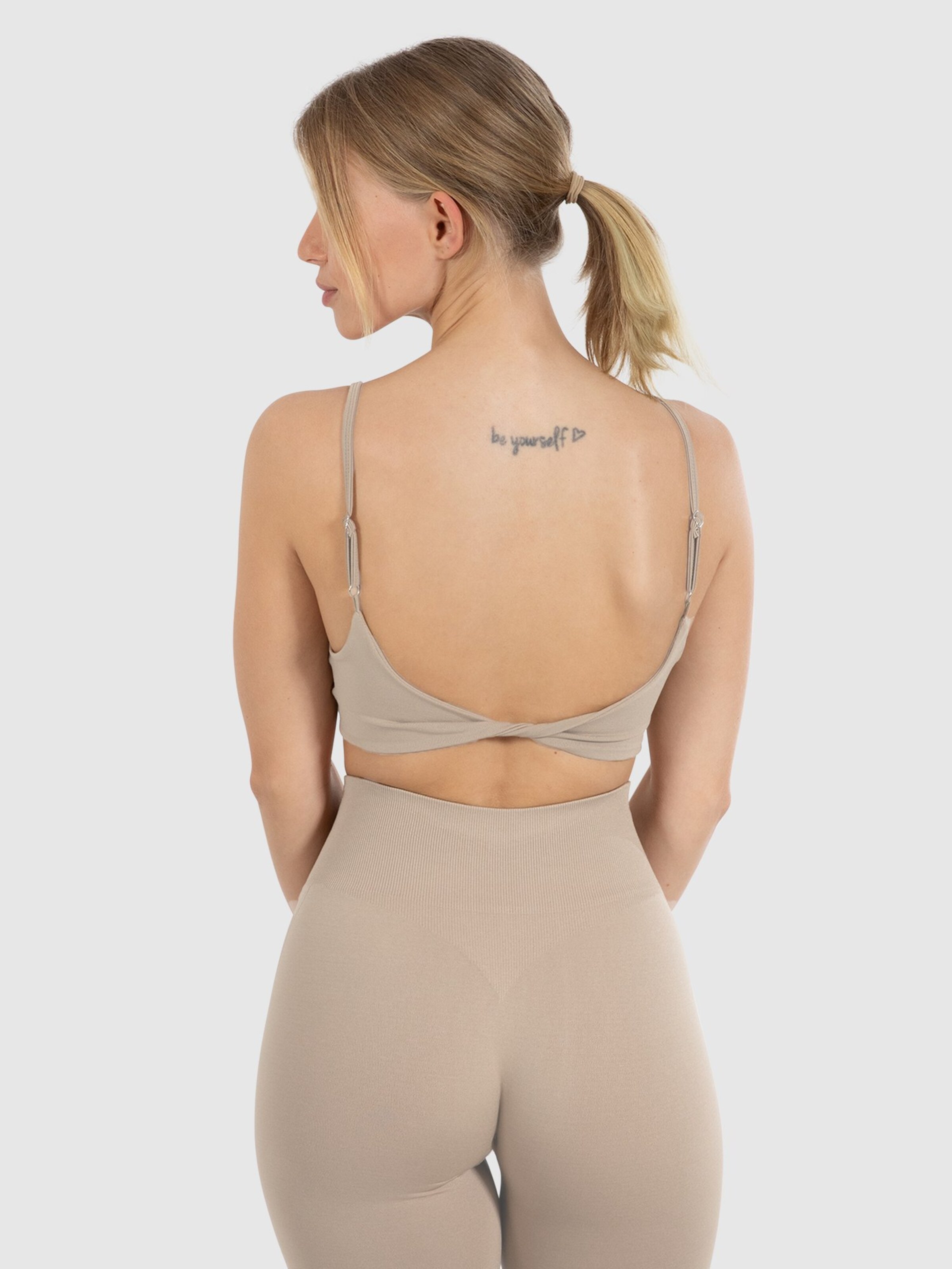 Haut de sport Smilodox en beige