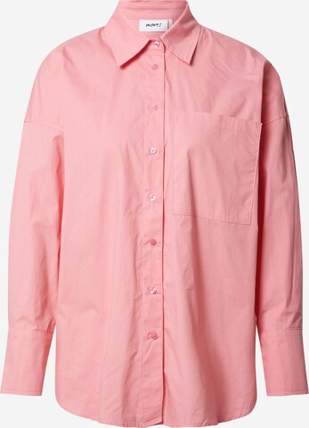 Moves Bluse 'Elanu' i pink: forside