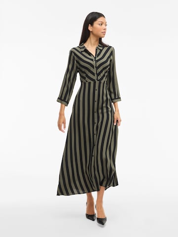 VILA - Vestido camisero 'VIAya Paya' en verde