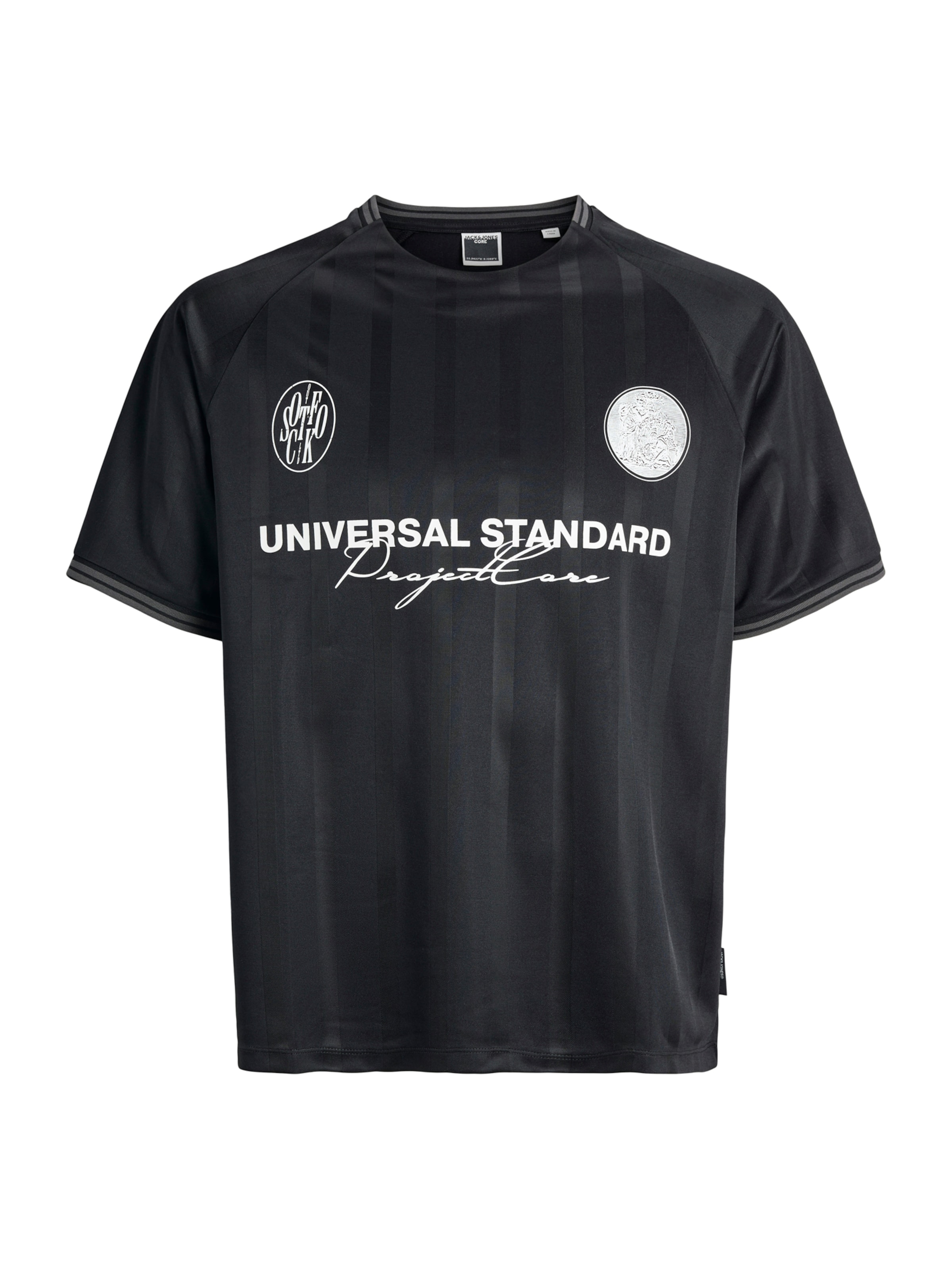 JACK & JONES Μπλουζάκι σε μαύρο: μπροστά