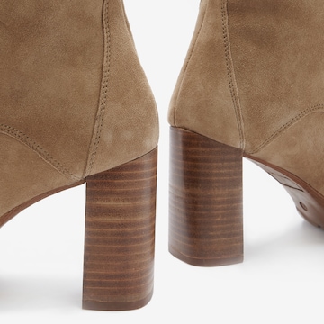 LASCANA Lace-up bootie in Beige