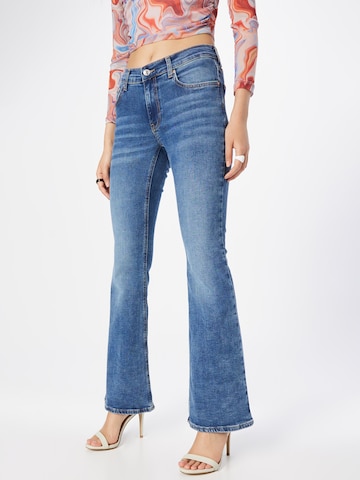 Gina Tricot Bootcut Jeans in Blau: predná strana