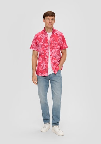 s.Oliver Regular fit Button Up Shirt in Pink