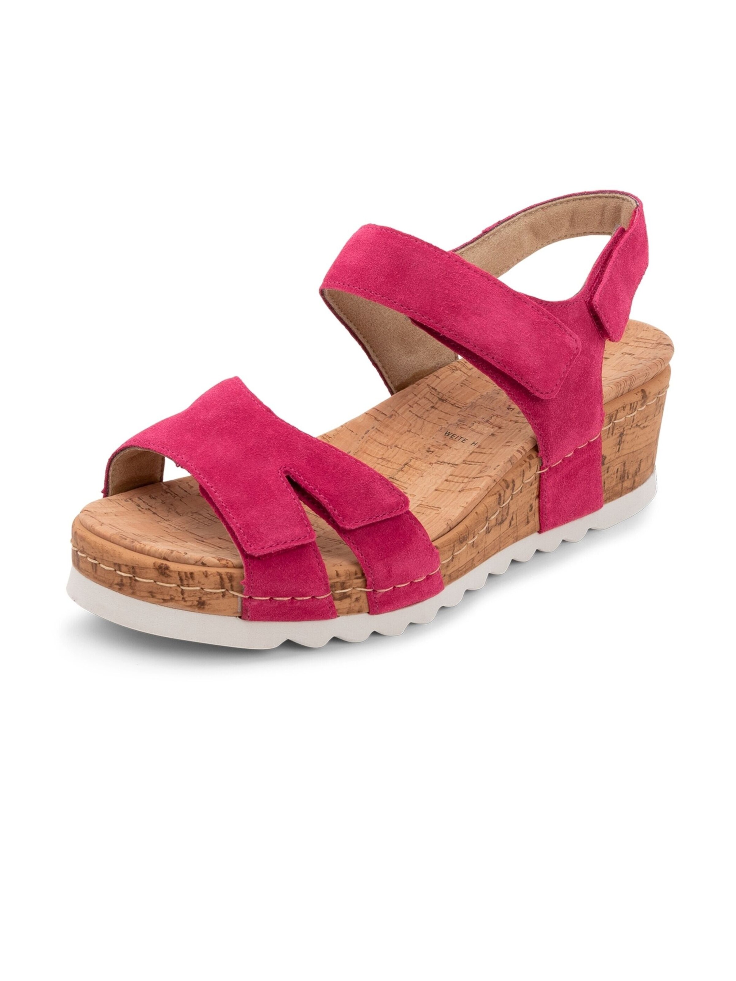 Sandalo di VITAFORM in rosa: frontale