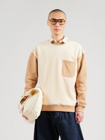 Bluză de molton de la SCOTCH & SODA pe bej: față