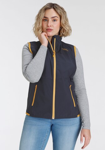 Maier Sports Sports Vest in Blue: front