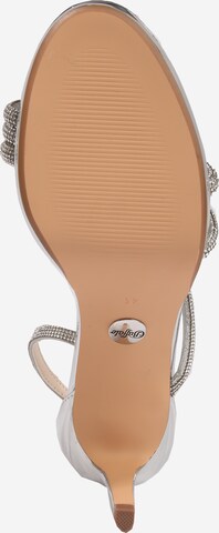 BUFFALO - Sandálias com tiras 'Serena' em prata