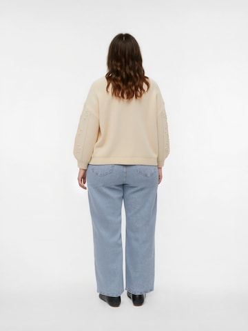 Vero Moda Curve - Jersey 'KAIA' en blanco