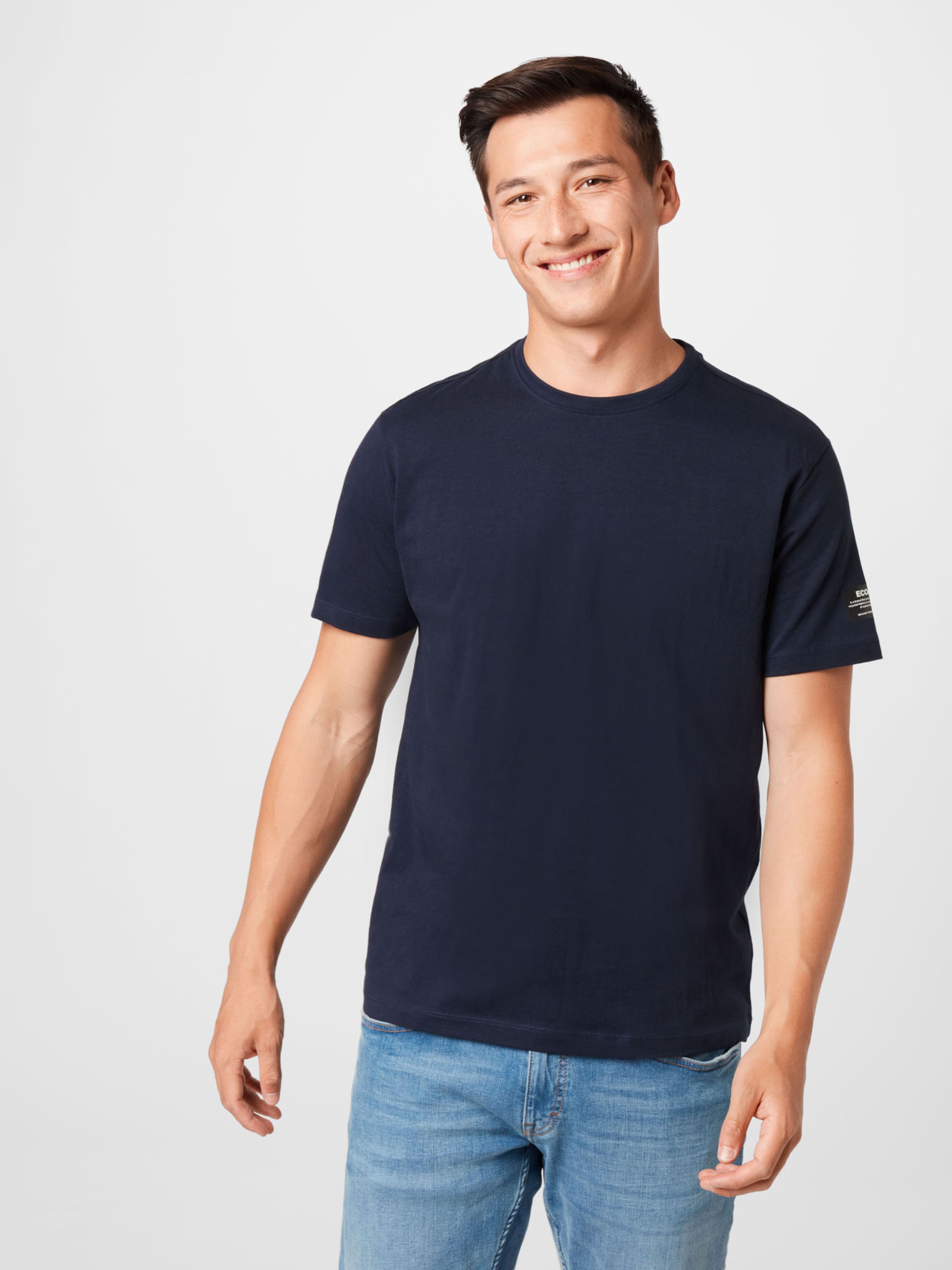 Männer Shirts ECOALF T-shirt 'VENTALF' in Marine - HU12419