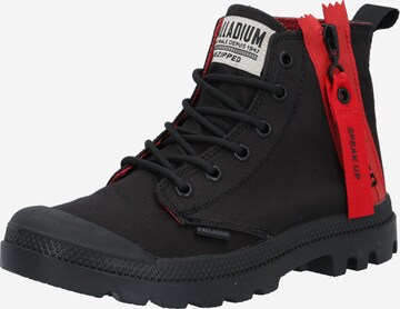 Palladium Lace-up boots in Black: front