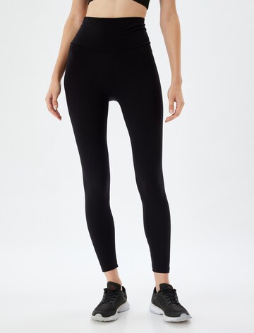 Koton Skinny Leggings in Black: front