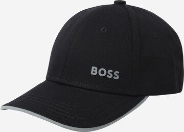 Casquette BOSS en noir : devant