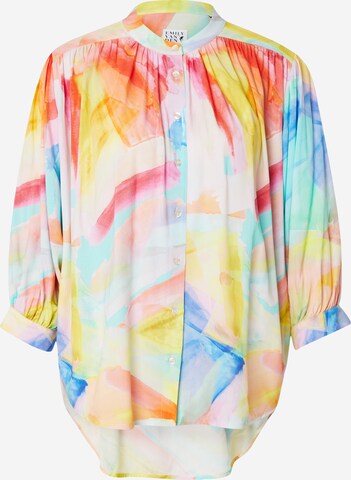 Camicia da donna di Emily Van Den Bergh in colori misti: frontale